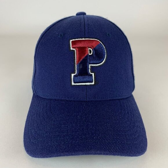 Penn Quakers NCAA Navy Blue Zephyr Stretch Fitted Hat Mens M/L - Picture 2 of 5